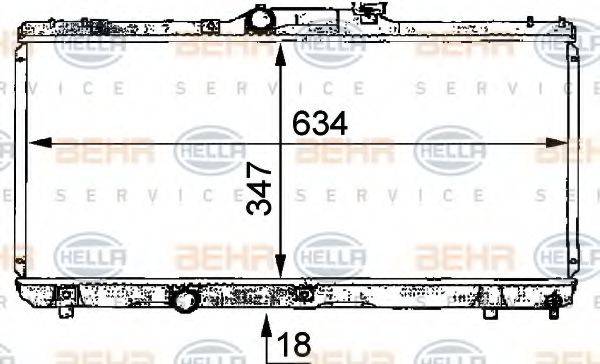 BEHR HELLA SERVICE 8MK 376 706-731