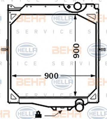 BEHR HELLA SERVICE 8MK 376 726-591