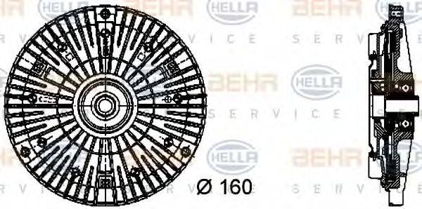 BEHR HELLA SERVICE 8MV 376 732-061