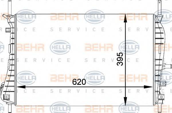 BEHR HELLA SERVICE 8MK 376 764-231