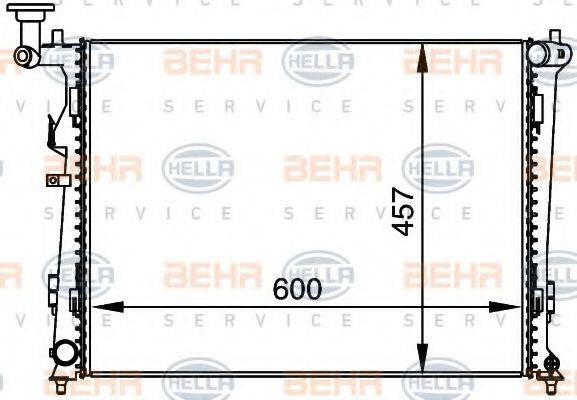 BEHR HELLA SERVICE 8MK 376 764-451