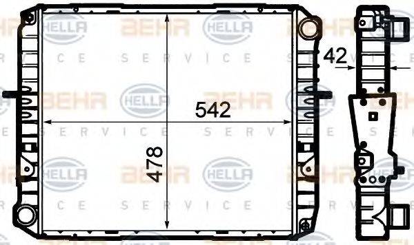 BEHR HELLA SERVICE 8MK 376 792-191