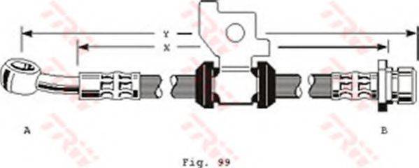 PEX 50924 Гальмівний шланг