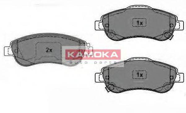 KAMOKA 24639 Комплект гальмівних колодок, дискове гальмо