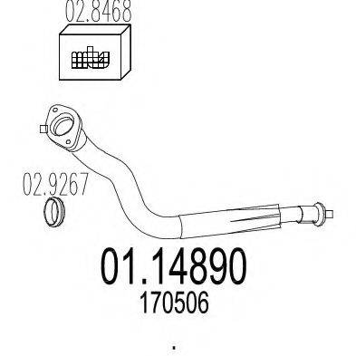 TIMAX 120126 Труба вихлопного газу