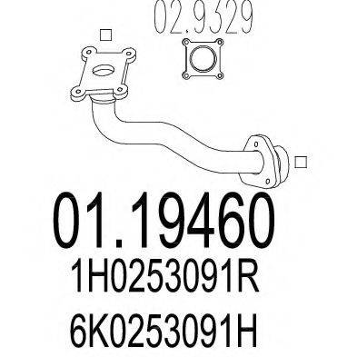 TIMAX 301918 Труба вихлопного газу