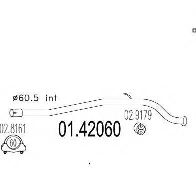 ROSI 15185 Труба вихлопного газу