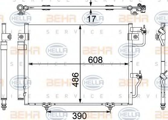 MITSUBISHI MN123332 Конденсатор, кондиціонер