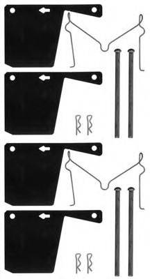 MGA A124 Комплектуючі, колодки дискового гальма