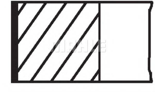MAHLE ORIGINAL 62731V0 Комплект поршневих кілець