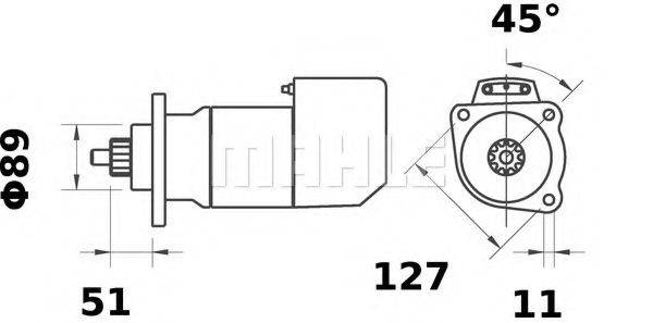 MAHLE ORIGINAL MS 487