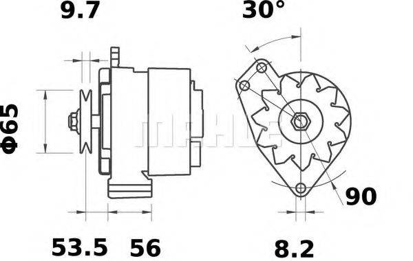 MAHLE ORIGINAL MG 512