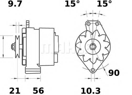 MAHLE ORIGINAL MG 44