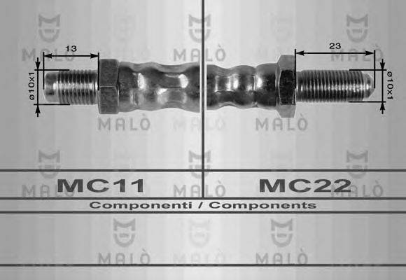 MALO 8473 Гальмівний шланг