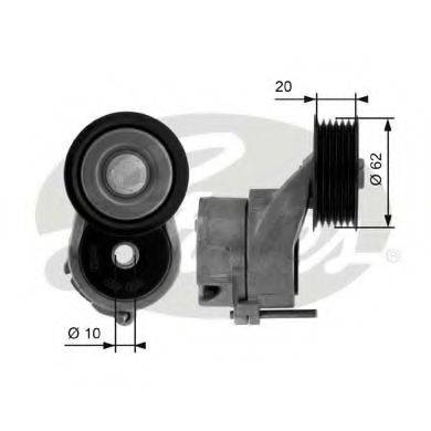 SKODA 022145299L Натяжний ролик, полікліновий ремінь