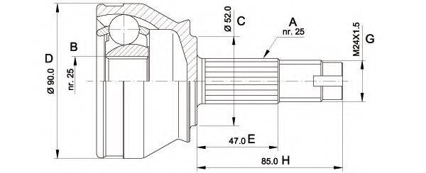 OPEN PARTS CVJ5014.10