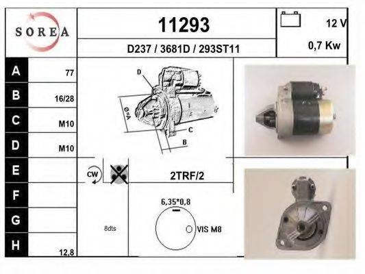 DA SILVA 040507 Стартер