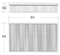 DAIHATSU 1780187Z02 Повітряний фільтр