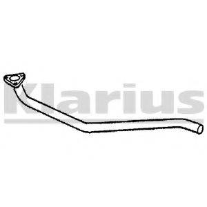 KLARIUS 140170 Труба вихлопного газу