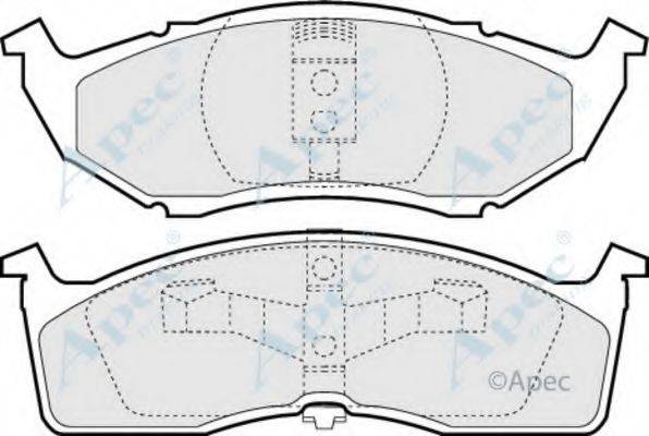 APEC BRAKING PAD978