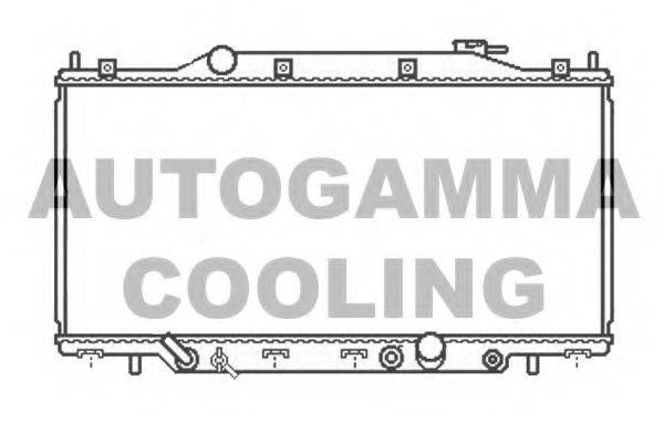 AUTOGAMMA 107022 Радіатор, охолодження двигуна