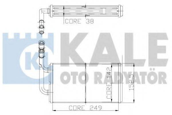 KALE OTO RADYATOR 104600