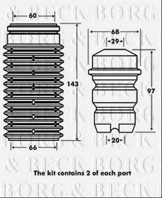 BORG & BECK BPK7032
