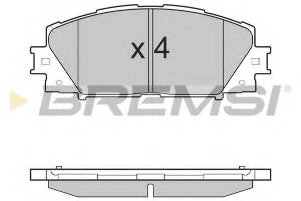 BREMSI BP3498