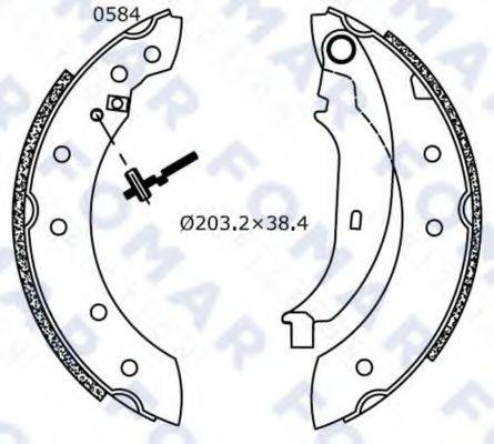 FOMAR FRICTION FO 0584