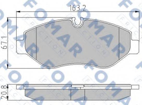 FOMAR FRICTION FO 921581
