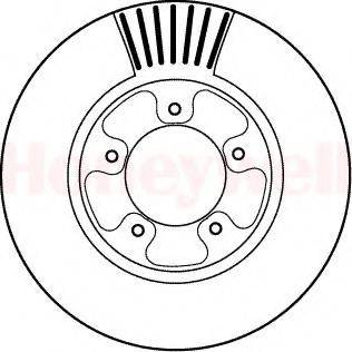 BRAKE ENGINEERING DI955766 гальмівний диск