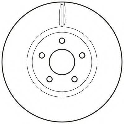BENDIX 562624BC гальмівний диск