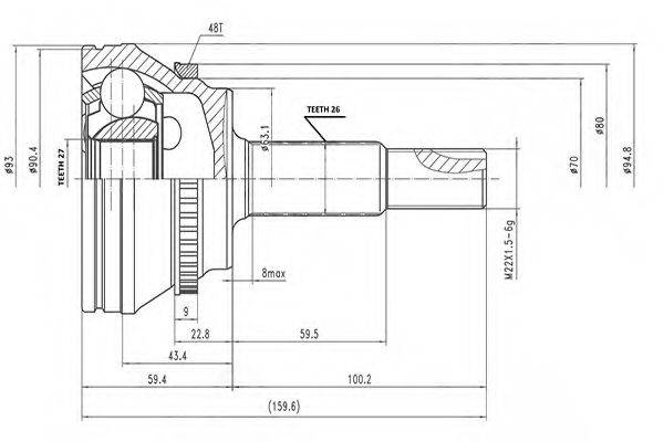 AYWIPARTS AW1510038A