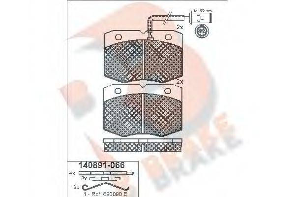 R BRAKE RB0891-066