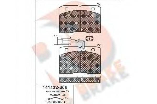 R BRAKE RB1422-066