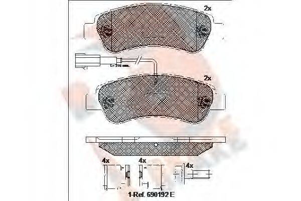 R BRAKE RB1804-203
