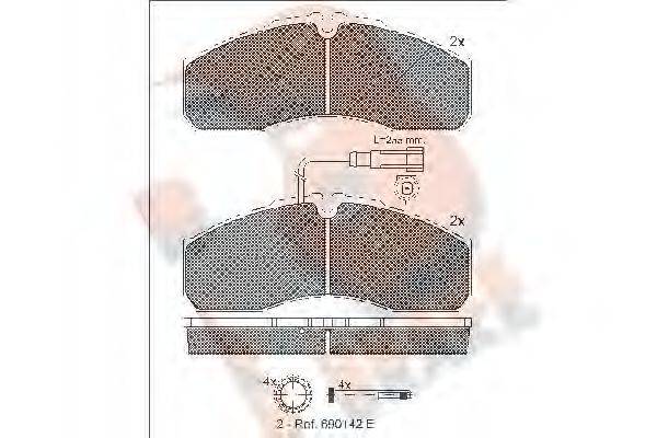 R BRAKE RB1889
