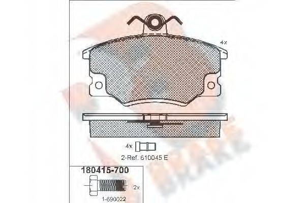 R BRAKE RB0415-700