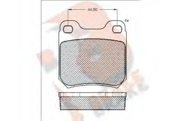 R BRAKE RB0692