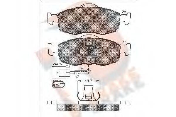 R BRAKE RB0917