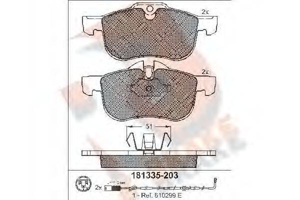 R BRAKE RB1335
