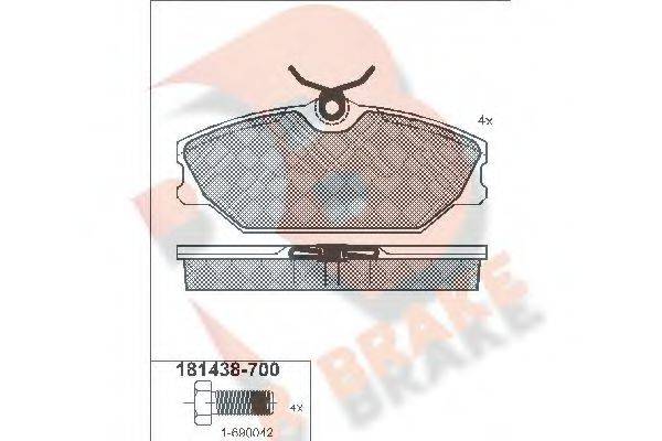 R BRAKE RB1438-700