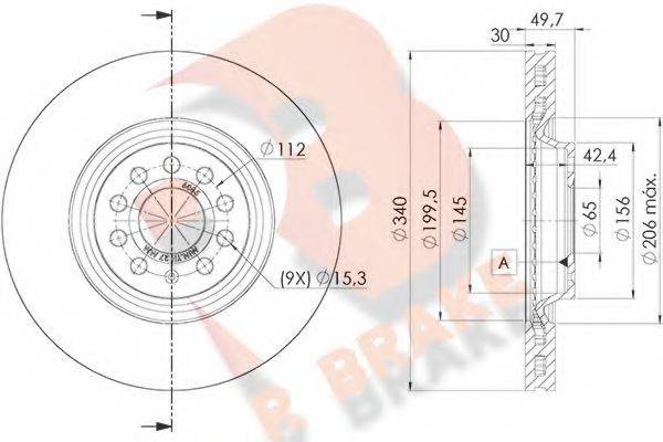 R BRAKE 78RBD26085