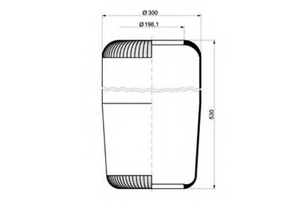 SCHMITZ CARGOBULL 750 215 Кожух пневматичної ресори