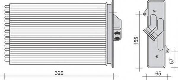 MAGNETI MARELLI BR290 Теплообмінник, опалення салону