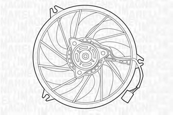 MAGNETI MARELLI 069422391010 Вентилятор, охолодження двигуна